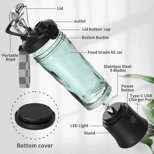 Portable Electric Juicer Blender